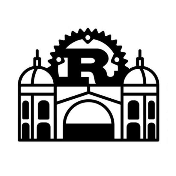 Rust Melbourne logo: Primary mark, black