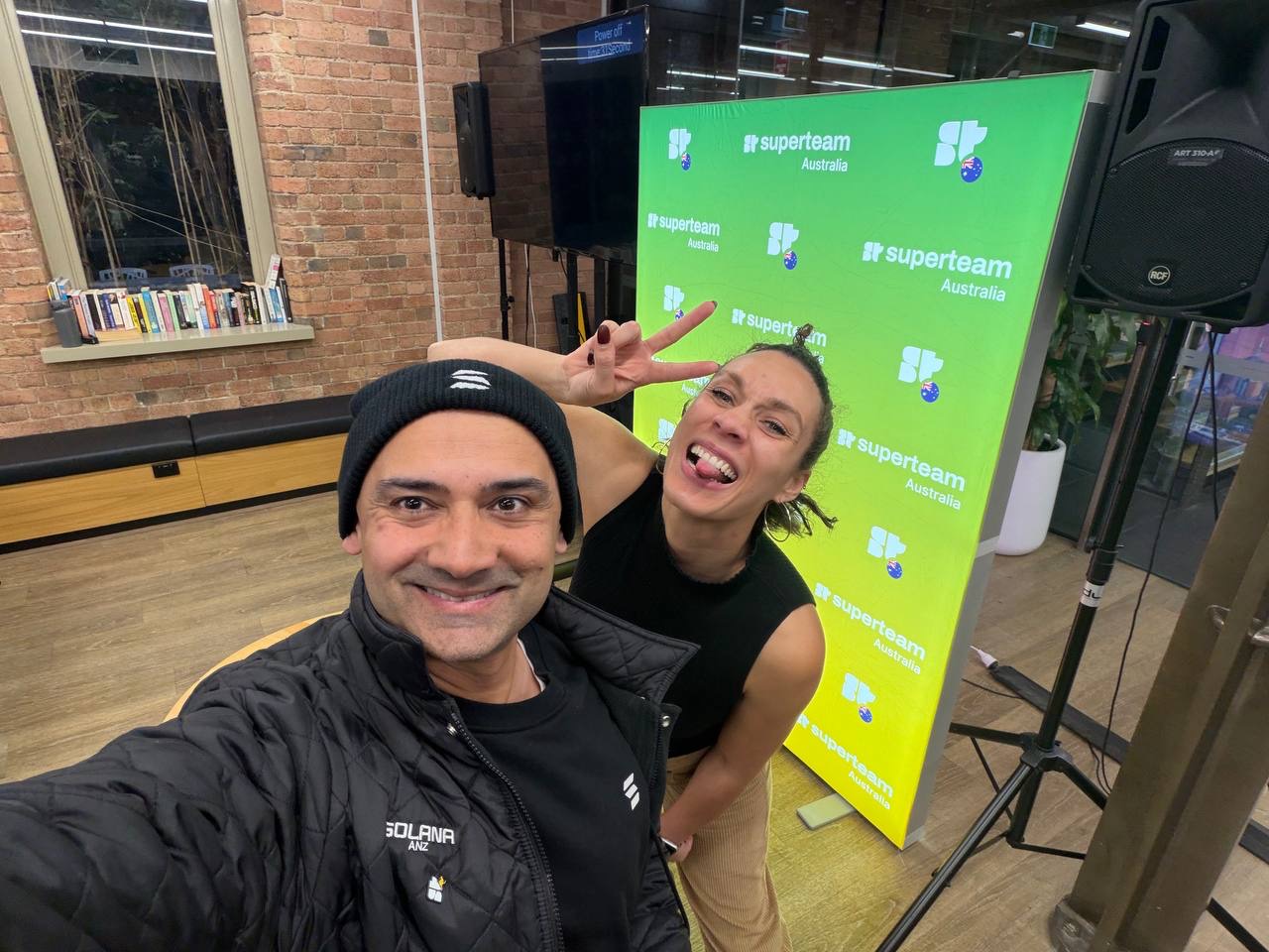Rust Melbourne meetup sign